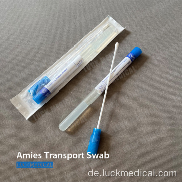 Plastiktransportabstrich mit Rohrrayon Tipp CE